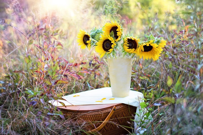 Repurposed garden decor
